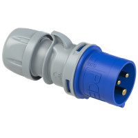 Вилка кабельна 32А/230V/1P+N+E/IP44 виробник PCE 023-6tt