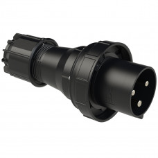 Вилка кабельна 125А/230V/2P+E/IP67 виробник PCE 043-6xs