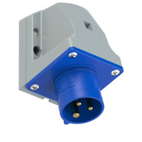 Вилка настінна 16A/230V/1P+N+E/IP44 виробник PCE 513-6tt