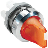M2SS1-21R Перемикач з фікс. B-C, з підсвіч., хром. пласт. кільце, червоний