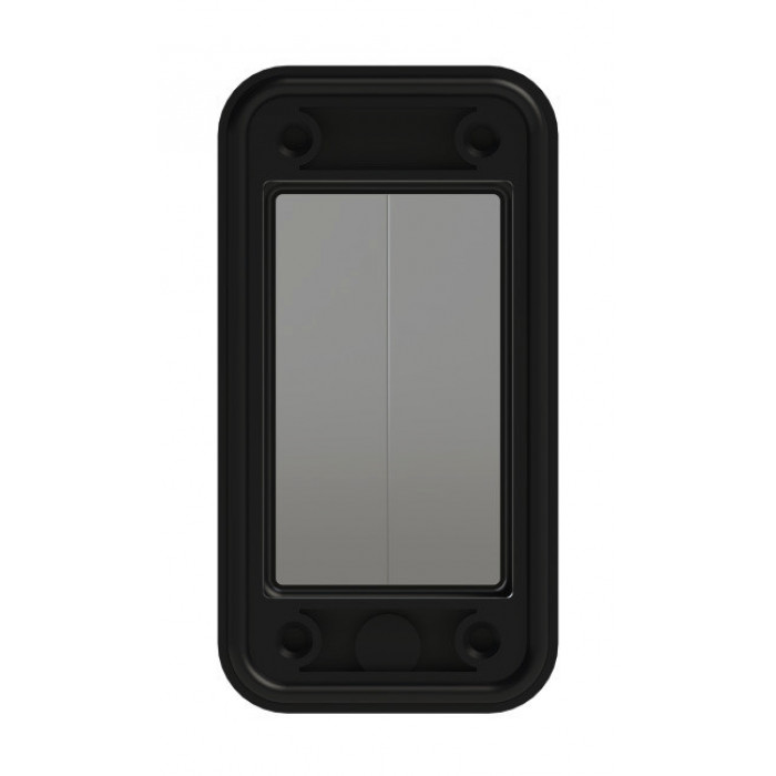 Захисне вікно на 2 модулі IP67, чорне виробник PCE 900602s-p