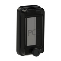 Захисне вікно на 2 модулі IP67, чорне виробник PCE 900602s-p