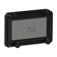 Защитное окно на 7 модулей IP67, черное производитель PCE 900607s-p
